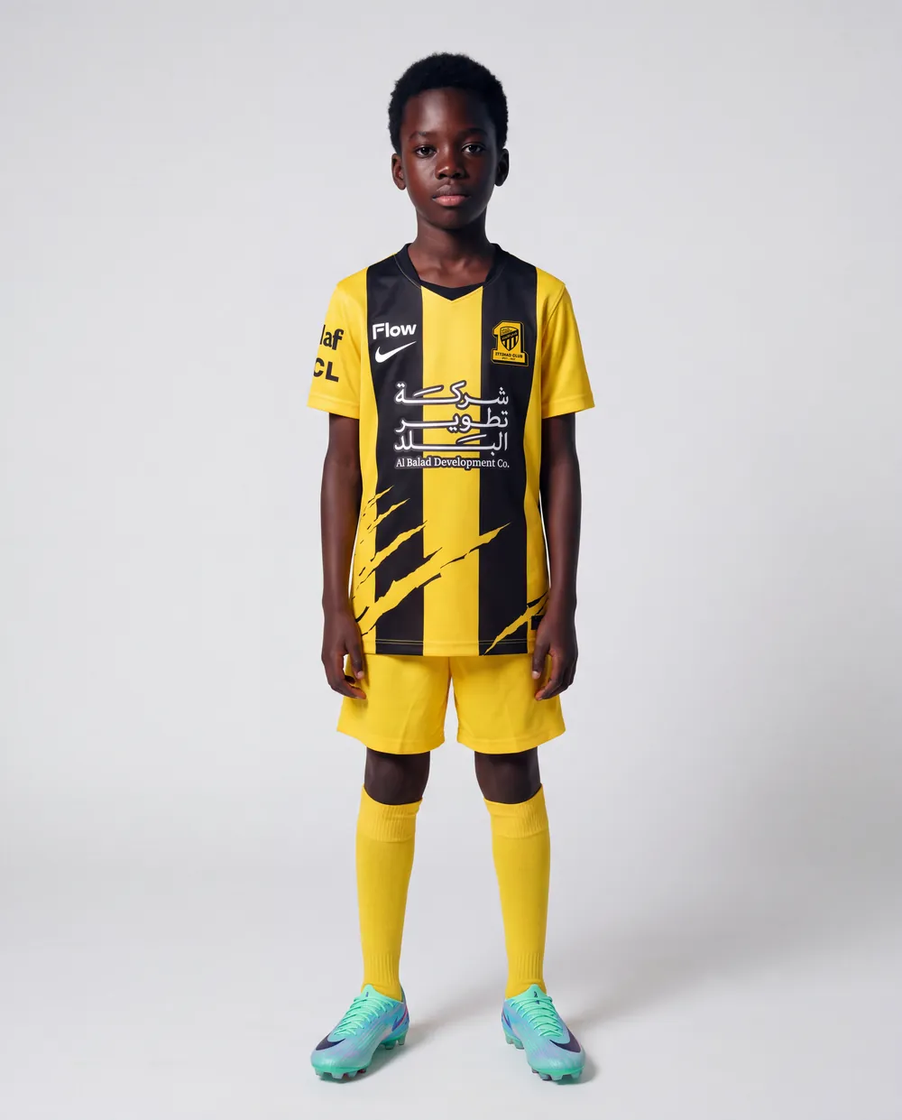 Kids home kit on model, full length